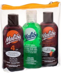 Malibu Bronzing Tanning Oil 100ml SPF4 W / Sun Body Lotion