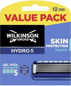 Wilkinson  Hydro 5 Skin Protection Regular zapasowe ostrza do maszynki do golenia dla mężczyzn 12szt