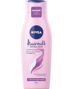 Nivea Hair Milk Szampon do włosów matowych i zmęczonych 400 ml