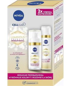 Nivea Nivea Cellular Luminous 630 zestaw krem na dzień przeciw przebarwieniom 40ml + intensywne serum na przebarwienia 30ml