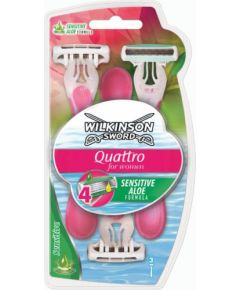 Wilkinson  QUATTRO BEAUTY SENSITIVE 3 SZT.