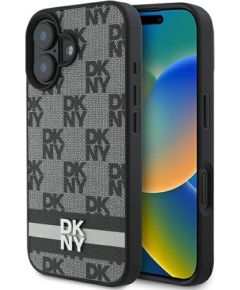 DKNY Checkered Pattern & Printed Stripes Защитный Чехол для Apple iPhone 16