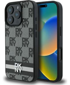 DKNY Checkered Pattern & Printed Stripes Защитный Чехол для Apple iPhone 16 Pro