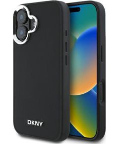 DKNY Plain Silver Logo MagSafe Aizsargapvalks Priekš Apple iPhone 16