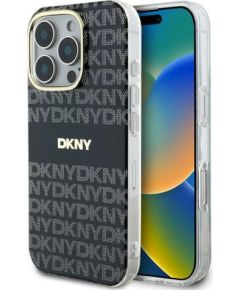 DKNY Repeat Texture Pattern With Stripe Aizsargapvalks Priekš Apple iPhone 16 Pro