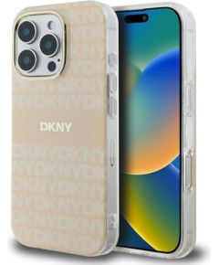 DKNY Repeat Texture Pattern With Stripe Aizsargapvalks Priekš Apple iPhone 16 Pro Max