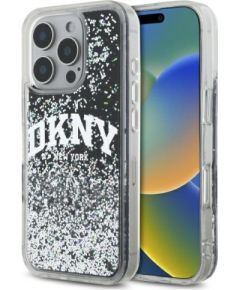 DKNY Liquid Glitter Arch Logo Защитный Чехол для Apple iPhone 16 Pro Max