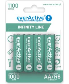 Rechargeable batteries everActive Ni-MH R6 AA 1100 mAh Infinity Line - 4 pieces