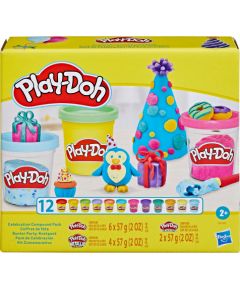 PLAY-DOH Celebration compound pack, 12 шт