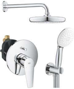 Grohe komplekts-iebūvējamā dušas sistēma ar maisītāju un rokas dušas komplektu, hroms