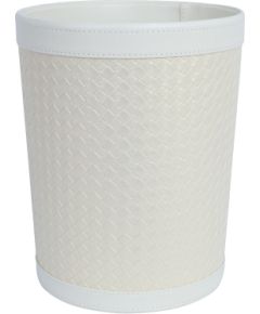 Trash bin WILMA 22x22x27.5cm, white