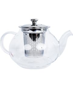 Teapot MANON 1.2L with a sieve, silver