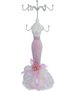 Jewelry stand ANGELINA pink long dress