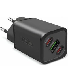 Charger SBS GaN 100W 2xUSB-C, 1xUSB-A