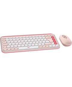 Desktop Logitech Pop Icon Combo US (W), rose