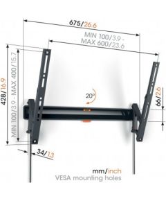 Wall Mount Vogels Comfort Tilt,40-77''