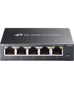 TP-Link Omada ES205G network switch Managed Gigabit Ethernet (10/100/1000) Black