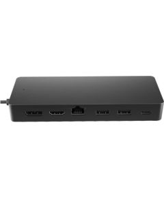 HP Universal USB-C Multiport Travel Hub 65W - 2 x USB 3.2, 2 x USB-C, 1 x DP, 1 x HDMI, 1 x RJ-45, 1 year / 50H55UT