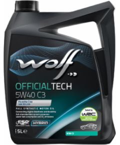 Wolf OFFICIALTECH 5W40 C3 5L SN/CF,C2,C3-16, LL-04