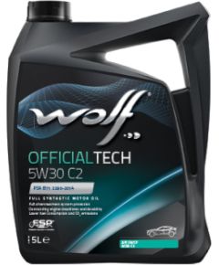 Wolf OFFICIALTECH 5W30 C2 5L SM/CF,ACEA C2,PSA B712290