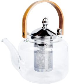 Teapot MANON 1.2L with a sieve, silver