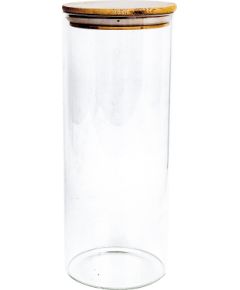 Glass jar THERON D10xH18cm with a lid