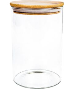 Glass jar THERON D10xH15cm with a lid