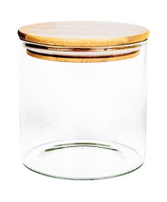 Glass jar THERON D10xH10cm with a lid