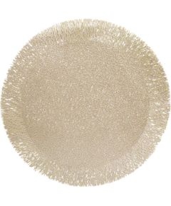 Placemat GLAM D38cm, golden