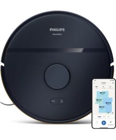 PHILIPS XU2000/10 2000. sērijas Putekļsūcējs robots ar mazgāšanas funkciju, Pusnakts zils