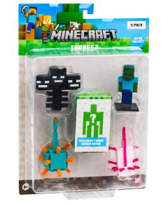 MINECRAFT 3D zīmuļu uzgaļi, 5 gab.