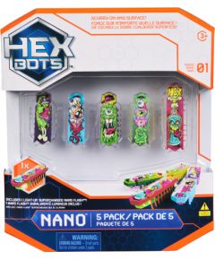 HEX BOTS интерактивная игрушка Nano Flash 5шт