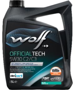 Wolf OFFICIALTECH 5W30 C2/C3 5L SN,C2/C3-16 Renault RN17