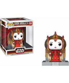 Funko Pop! Deluxe Disney: Star Wars EP1 The Phantom Menace Anniversary - Queen Amidala on the Throne #705 Bobble-Head Vinyl Figure