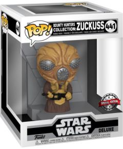 Funko Pop! Deluxe: Star Wars Bounty Hunters Collection - Zuckuss (Metallic) (Special Edition) #441 Bobble-Head Vinyl Figure