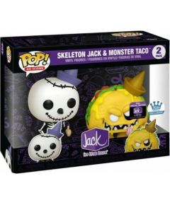 Funko Pop! 2-Pack Ad Icons: Jack in the Box - Skeleton Jack  Monster Taco (Special Edition) Vinyl Figures