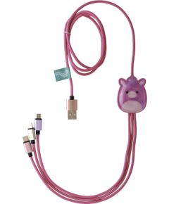 Squishmallows 3in1 charging cable (1.2M) Lola