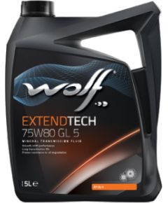 Wolf EXTENDTECH 75W80 GL 5 5L MIL-L-2105C,D PSA,FIAT