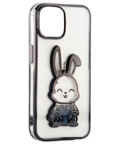 iLike Apple  iPhone 11 Silicone Case Print Desire Rabbit Black