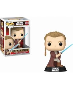 Funko Pop! Disney Star Wars: EP1 The Phantom Menace Anniversary - Obi-Wan Kenobi (Young) #699 Bobble-Head Vinyl Figure