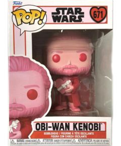 Funko Pop! Disney Star Wars: Valentines S4 - Obi-Wan Kenobi #671 Bobble-Head Vinyl Figure