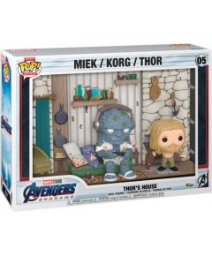 Funko Pop! Moment Deluxe: Marvel Avengers Endgame - Thor’s House (Miek / Korg / Thor) #05 Vinyl Figures