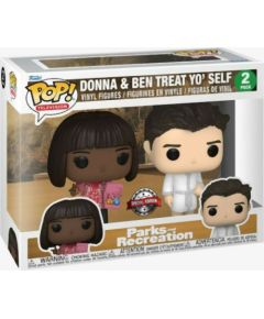 Funko Pop! 2-Pack Television: Parks and Recreation - Donna  Ben Treat Yo Self (Special Edition) Vinyl Figures