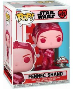 Funko Pop! Star Wars: Valentines S2 - Fennec Shand (Special Edition) #499 Bobble-Head Vinyl Figure