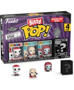 Funko Bitty Pop! 4-Pack: Disney The Nightmare Before Christmas 30th - Santa Jack Skellington Vinyl Figures