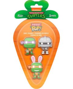 Funko 3-Pack Carrot Pocket Pop!: Teenage Mutant Ninja Turtles - Donatello/Michelangelo/Shredder Vinyl Figures