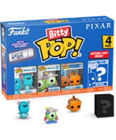 Funko Bitty Pop! 4-Pack: Disney Pixar - Sulley, Mike Wazowski, Nemo, Mystery Pop! Vinyl Figures