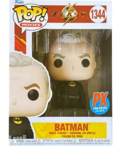 Funko Pop! Movies DC: The Flash - Batman (Keaton) Unmasked (ALT) (PX Exclusive) #1344 Vinyl Figure