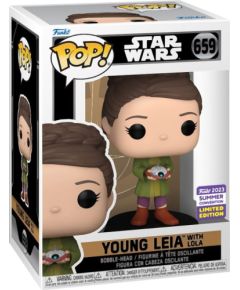 Funko Pop! Disney: Star Wars Obi-Wan Kenoby - Young Leia with Lola (Convention Limited Edition) #659 Bobble-Head Vinyl Figure