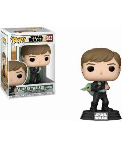 Funko Pop! Disney Star Wars: Book of Boba Fett - Luke Skywalker  Grogu (TRNG) #583 Vinyl Figure